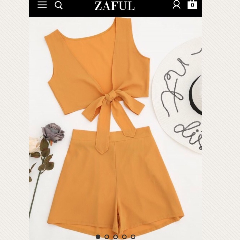 Zaful Two Piece Set